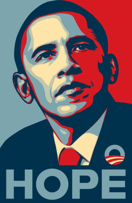 barack obama poster change. Obama